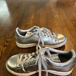 Adidas Stan Smith Silver Metallic Women's